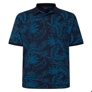 Espionage Leaf Print Polo